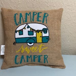 Camper Sweet Camper pillow